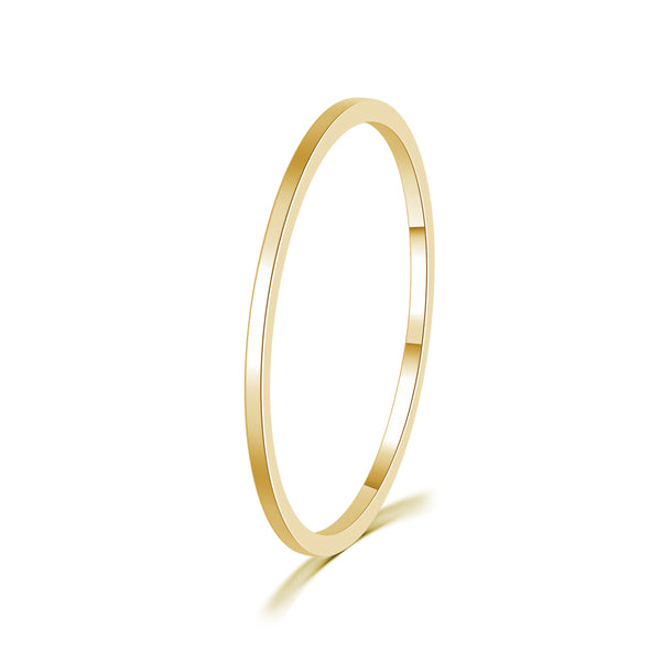 GemKing Rotatable Ring GKI009 (*Materials - Grade 5 Titanium & Solid 14K Gold*)